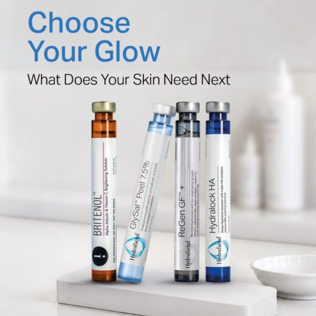 Hydrafacial skin boosters